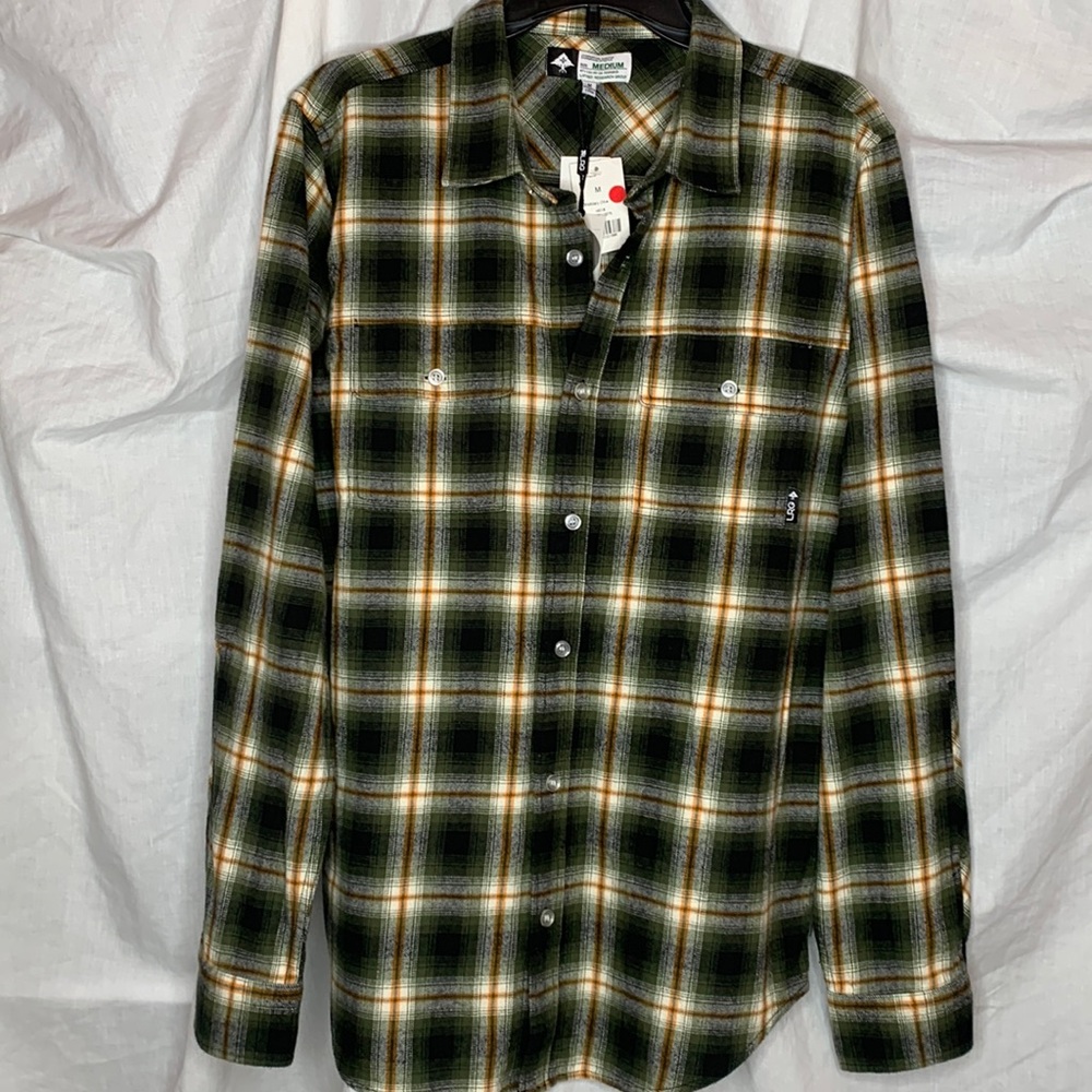LRG plaid flannel long sleeve shirt